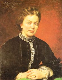 Portrait von Marie Freifrau Ebner von Eschenbach